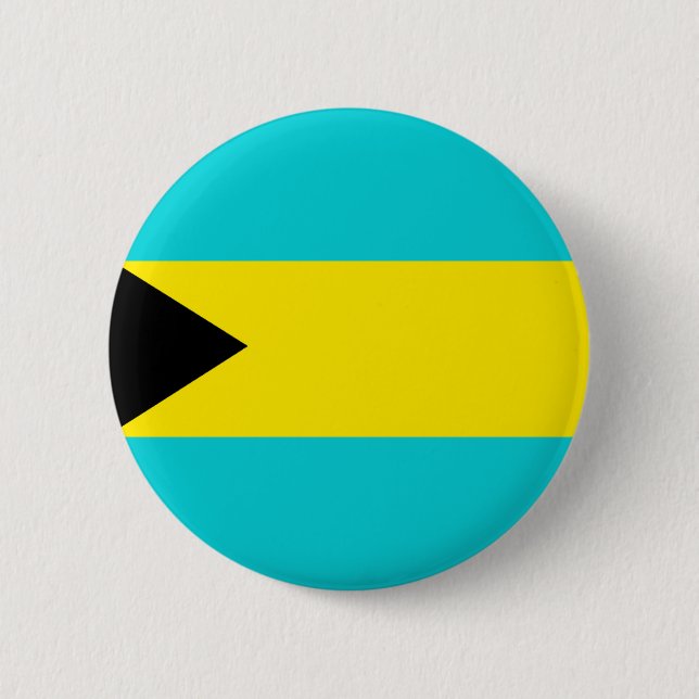 Bóton Redondo 5.08cm Bandeira de Bahamas (Frente)