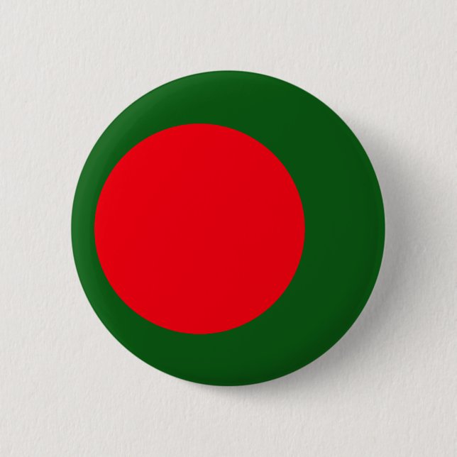 Bóton Redondo 5.08cm Bandeira de Bangladesh (Frente)