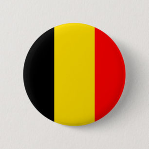 Bóton Redondo 5.08cm Bandeira de Bélgica