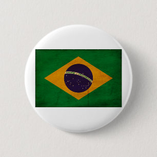 Bóton Redondo 5.08cm Bandeira de Brasil