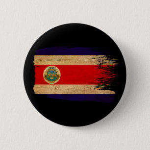 Bóton Redondo 5.08cm Bandeira de Costa Rica