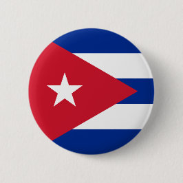 Bóton Redondo 5.08cm Bandeira de Cuba