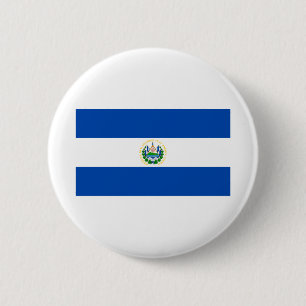 Bóton Redondo 5.08cm Bandeira de El Salvador