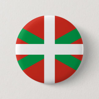 Bóton Redondo 5.08cm Bandeira de Euskadi - país Basque - Ikurri