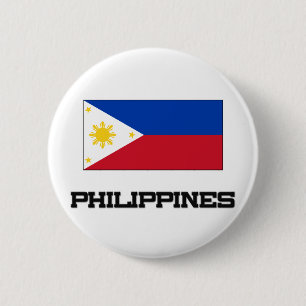 Bóton Redondo 5.08cm Bandeira de Filipinas