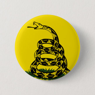 Bóton Redondo 5.08cm Bandeira de Gadsden