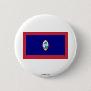 Bóton Redondo 5.08cm Bandeira de Guam