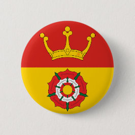 Bóton Redondo 5.08cm Bandeira de Hampshire (distrito do Reino Unido)