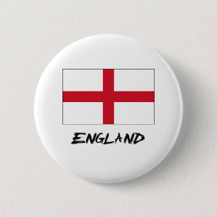 Bóton Redondo 5.08cm Bandeira de Inglaterra