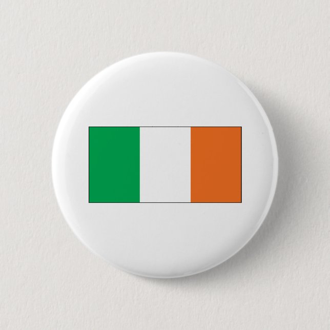 Bóton Redondo 5.08cm Bandeira de Ireland (Frente)