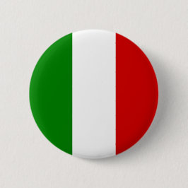 Bóton Redondo 5.08cm Bandeira de Italia - botão italiano