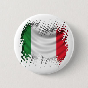 Bóton Redondo 5.08cm Bandeira de Italia dos Shredders