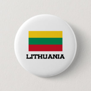 Bóton Redondo 5.08cm Bandeira de Lithuania