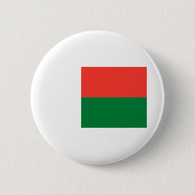 Bóton Redondo 5.08cm Bandeira de Madagáscar (Frente)