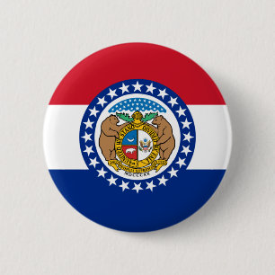 Bóton Redondo 5.08cm Bandeira de Missouri