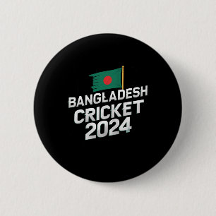Bóton Redondo 5.08cm Bandeira de Ngladesh Críquete 2025 Fãs Jogador Tre