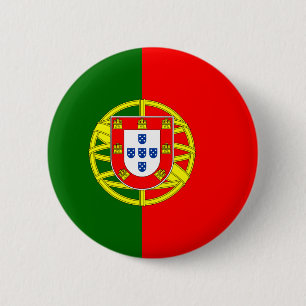Bóton Redondo 5.08cm Bandeira de Portugal