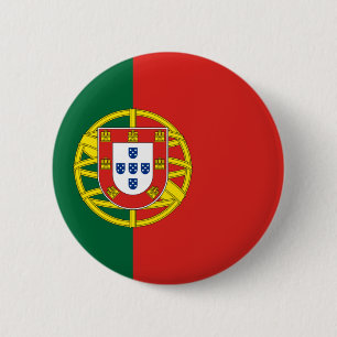 Bóton Redondo 5.08cm Bandeira de Portugal
