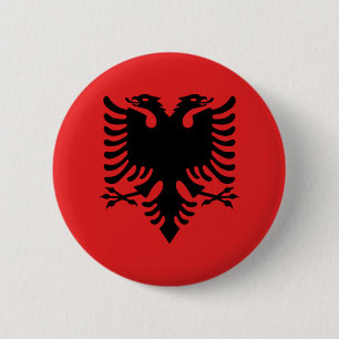 Bóton Redondo 5.08cm Bandeira de Republic of Albania