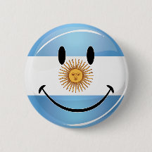Bandeira de sorriso de Argentina