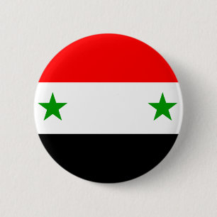Bóton Redondo 5.08cm Bandeira de Syria