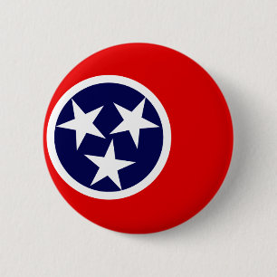 BÓTON REDONDO 5.08CM BANDEIRA DE TENNESSEE