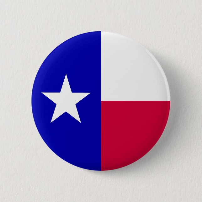 Bóton Redondo 5.08cm Bandeira de Texas (Frente)