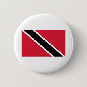Bóton Redondo 5.08cm Bandeira de Trinidad e Tobago