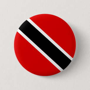Bóton Redondo 5.08cm Bandeira de Trinidad Tobago