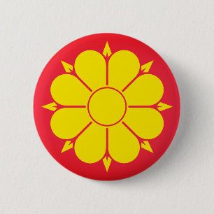 Bóton Redondo 5.08cm Bandeira de Trondheim, Botão da Noruega