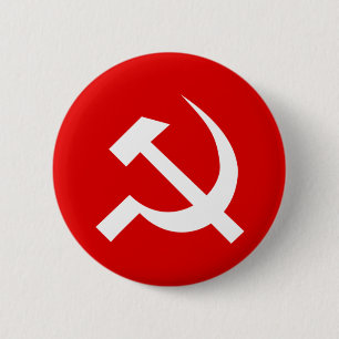 Bóton Redondo 5.08cm Bandeira de URSS