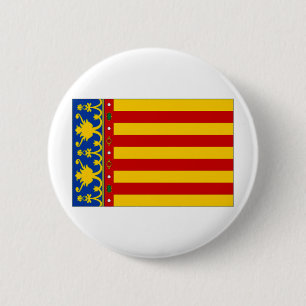 Bóton Redondo 5.08cm Bandeira de Valência da espanha