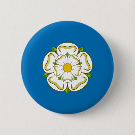 Bóton Redondo 5.08cm Bandeira de Yorkshire (Condado Inglês)
