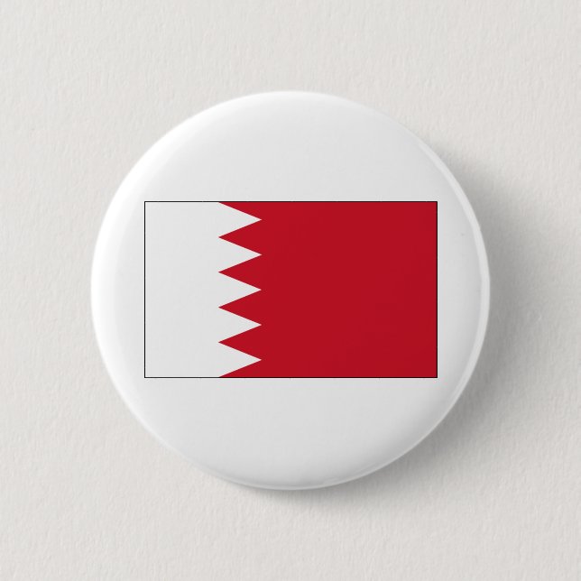 Bóton Redondo 5.08cm Bandeira do Bahrein (Frente)