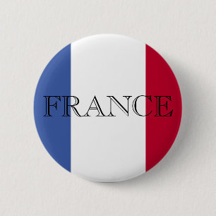 Bóton Redondo 5.08cm Bandeira do botão de France