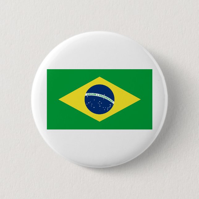 Bóton Redondo 5.08cm bandeira do brasil (Frente)