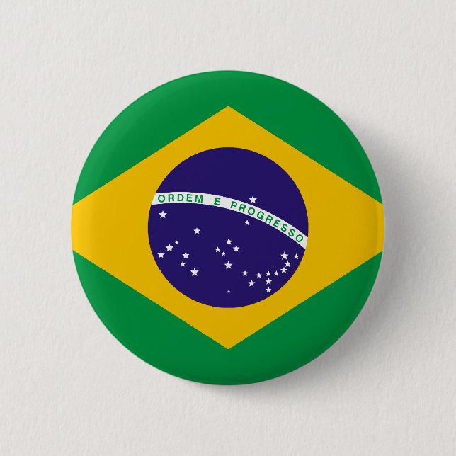 Bóton Redondo 5.08cm Bandeira do Brasil (Frente)