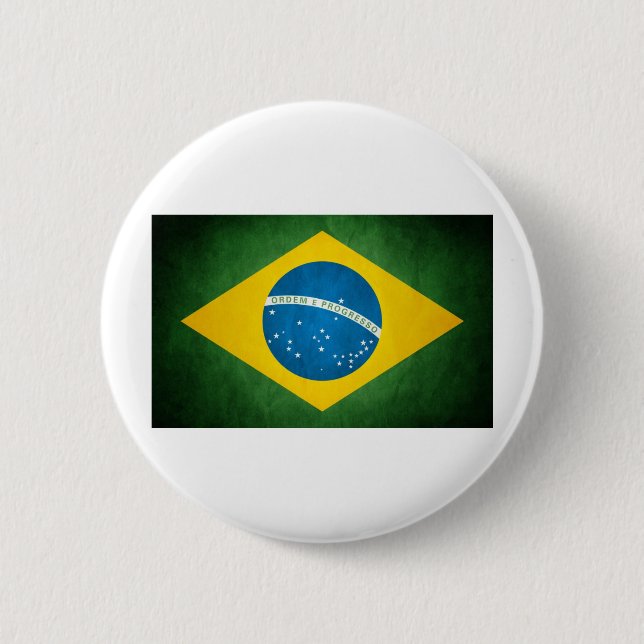 Bóton Redondo 5.08cm bandeira do brasil (Frente)