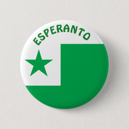 Bóton Redondo 5.08cm Bandeira do esperanto,