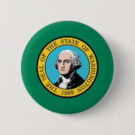 Bóton Redondo 5.08cm Bandeira do Estado de Washington