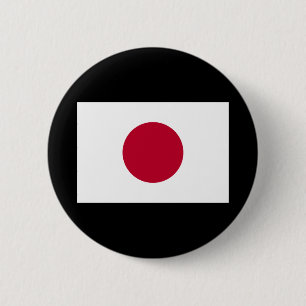 Bóton Redondo 5.08cm Bandeira do Japão