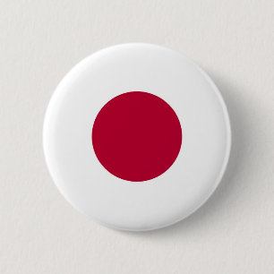 Bóton Redondo 5.08cm Bandeira do Japão