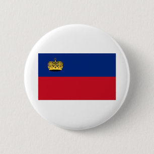 Bóton Redondo 5.08cm Bandeira do Liechtenstein