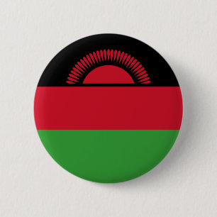 Bóton Redondo 5.08cm Bandeira do Malawi