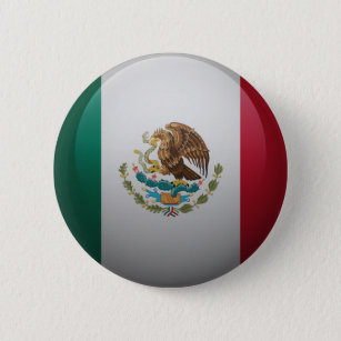 Bóton Redondo 5.08cm bandeira do México