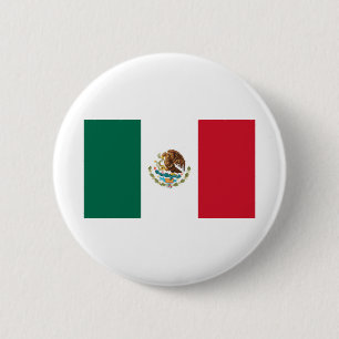 Bóton Redondo 5.08cm Bandeira do México