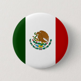 Bóton Redondo 5.08cm Bandeira do México