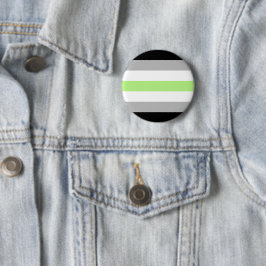 Bóton Redondo 5.08cm Bandeira do Orgulho Agênero – Identidade LGBTQIA+