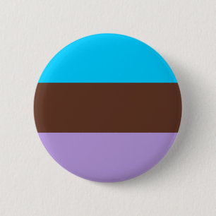 Bóton Redondo 5.08cm Bandeira do Orgulho Androsexual