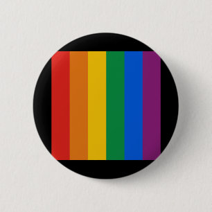 Bóton Redondo 5.08cm Bandeira do orgulho gay